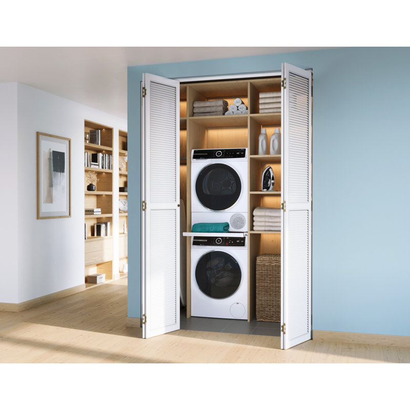 500 Series Bosch 2.4-Cu. Feet High Efficiency Stackable Smart Front-Load Washer ( White ) ENERGY STAR