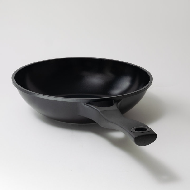 Alva Energy 12" Black Nonstick Cast Aluminum Wok Pan