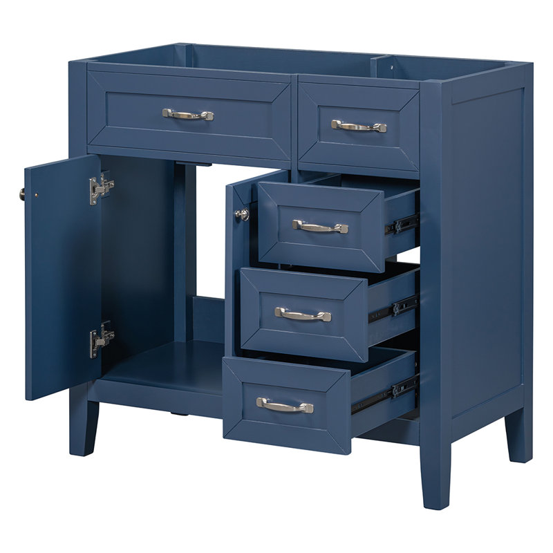 Base de meuble-lavabo simple 35,51 Nadaja seulement, Argent, Bleu