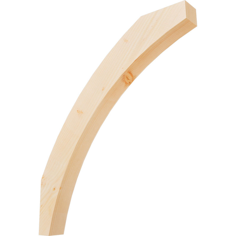 Genouillère Thorton, Sapin Douglas de 3 1/2 po (lisse), 30 po X H 34 po H
