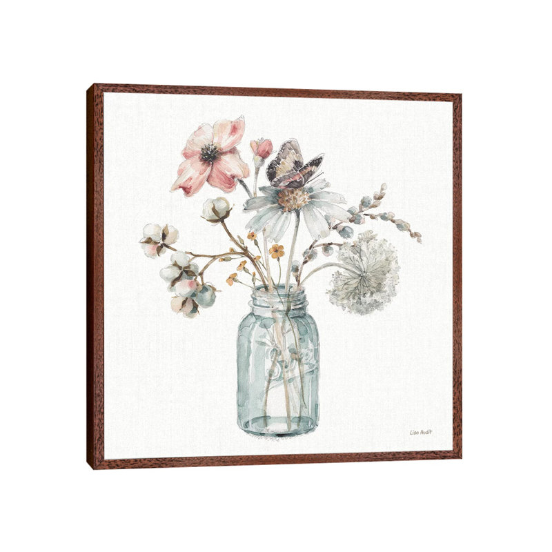 A Country Weekend IX by Lisa Audit - Print on Canvas, 66.04 cm H x 66.04 cm W, Classic Brown Wood Framed