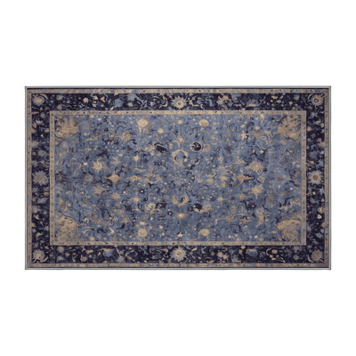Machine Washable Gray Area Rug