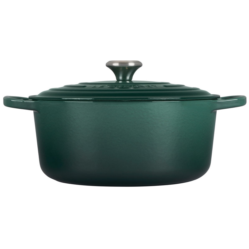Le Creuset Signature Enameled Cast Iron Round Dutch Oven with Lid, 7.25 quarts, Artichaut