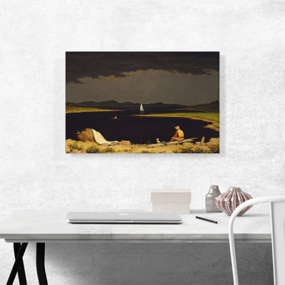 " Approaching Thunderstorm 1859 " by Martin Johnson Heade Painting Print