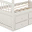 Lit superposé simple au-dessus de simple avec lit gigogne Jionnie Kids-1911933680