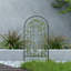 Treillis de jardin noir mat 4 pieds