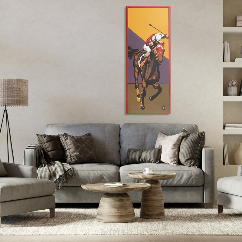 Toile extensible The Race, conception de Jadei, H 48 po x l 20 po