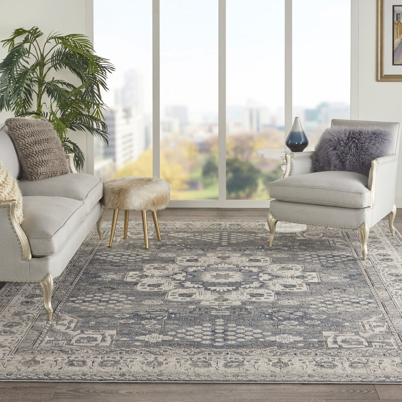 Tapis beige Freeda, Rectangle 6 pi 7 po x 9 pi 6 po