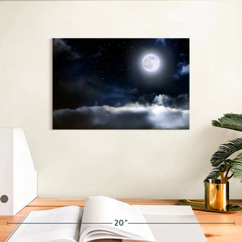Oberle Glowing Moon, 8" H x 12" W