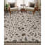 Tapis beige noué à la main de haute qualité
