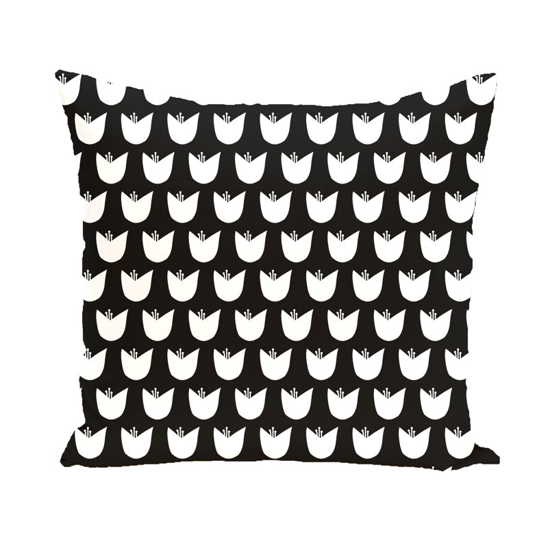 Housse et insert floral floral, H 16 po x l 16 po x P 2 po