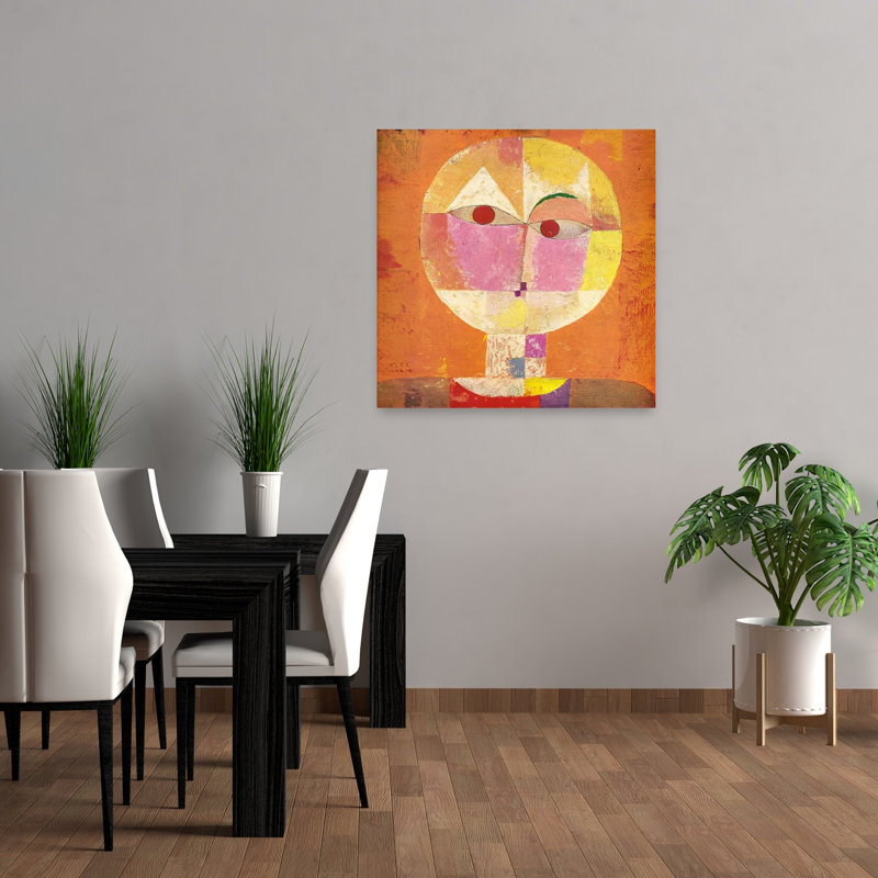 Impression d'art contemporain abstrait Senecio, H 36 po x l 36 po