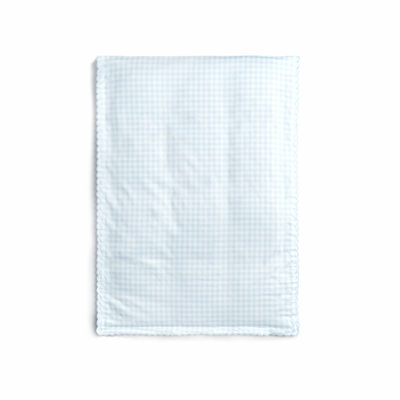 Picnic Gingham Toddler Duvet Set, Blue