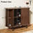 Jamyia Wood Sideboard with 2 Doors and Adjustable Shelves-1134328741-1134328739