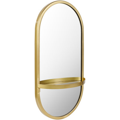 Hiplita Metal Flat Wall Mirror
