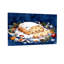 Noël, Noël, gâteau de Stollen, ornements de flocons de neige, branches de pin-26048668