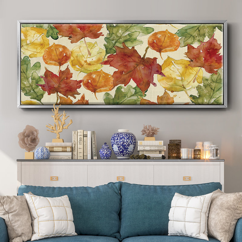 Autumn Leaves- Framed Canvas