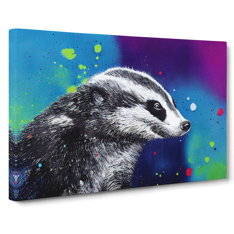Badger Splash Vol.3 Abstract - Wrapped Canvas, 35cm H x 50cm W x 3cm D