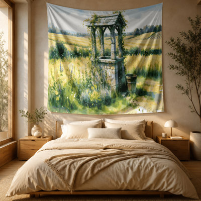 Tapisserie murale Farm Water Well