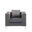 Fauteuil en velours 40 ", fauteuil d'appoint en velours, fauteuil d'appoint moderne, fauteuil-1145090065