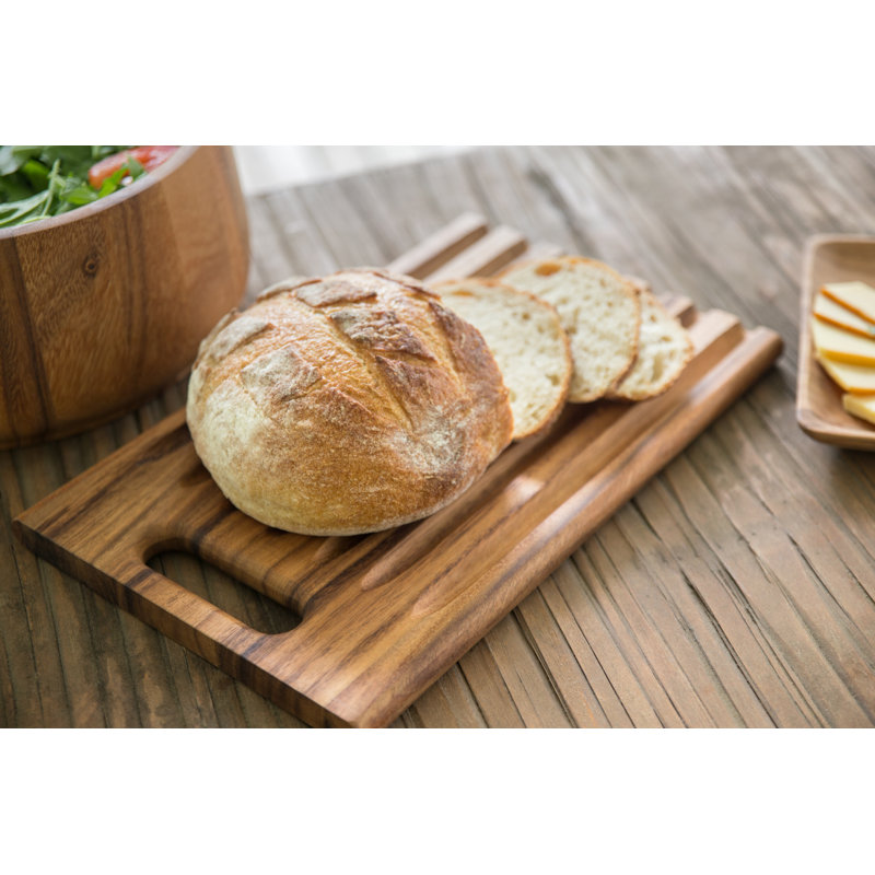 Ironwood Gourmet Sweep Off Bread Board, Acacia Wood
