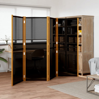 Metts 457.2cm H Solid Wood Folding Room Divider