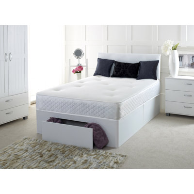 Grandwood Upholstered Bed with Mattress