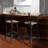 Counter Stool with Metal Frame