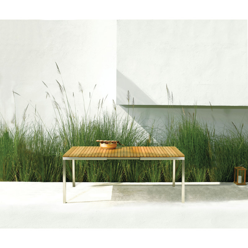 Table 29,5" rectangulaire Grace, Acier inoxydable