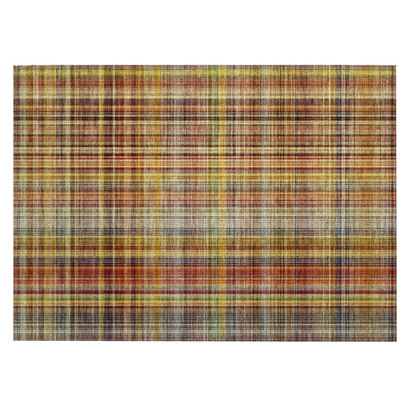 Tapis intérieur / extérieur Kinslee, Rectangle 1 pi 8 po x 2 pi 6 po