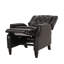 Fauteuil inclinable manuel en similicuir