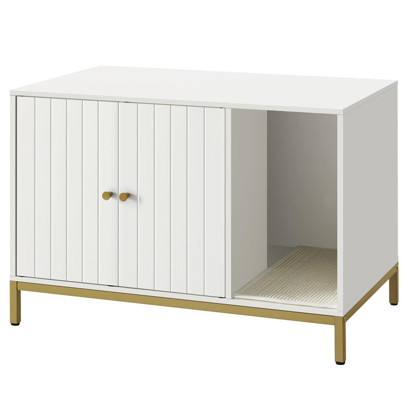 Litter Box Enclosure, White