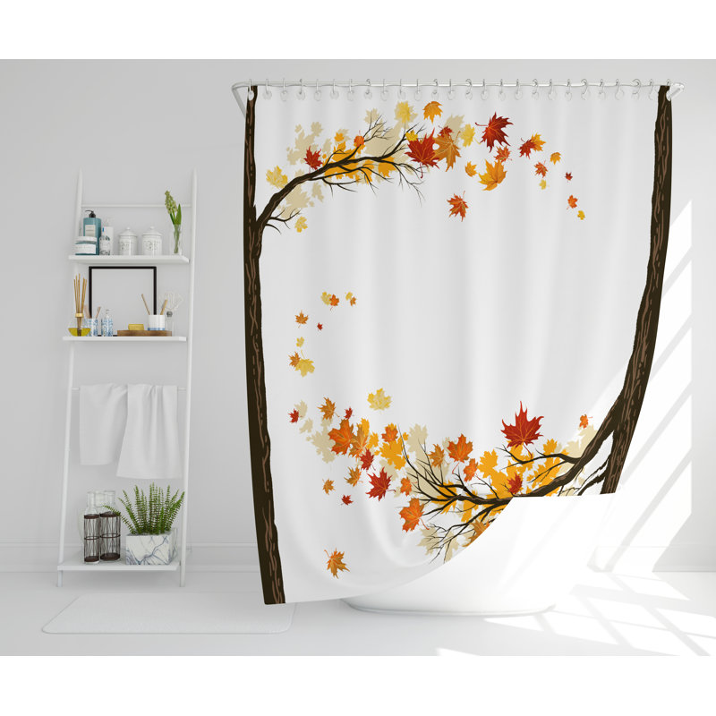 Bering Polyester Shower Curtain, 168cm H x 168cm W