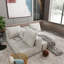 Canapé d'angle, canapé modulaire, canapé modulaire, canapé-lit, fabriqué en éponge haute densité et tissu moelleux doux, avec plusieurs combinaisons disponibles-141902398