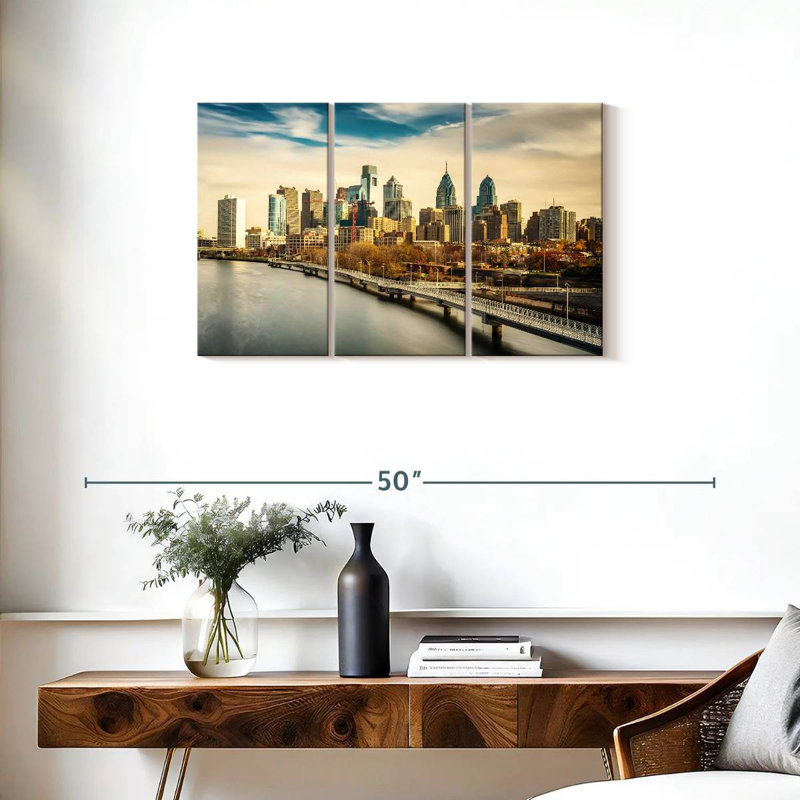 Philadelphie, Covin Skyline, H 20 po x l 33 po