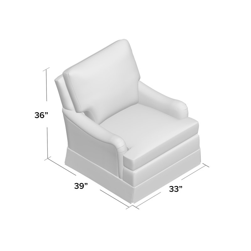 Fauteuil pivotant de 33 po de large Delphia, 1007-55