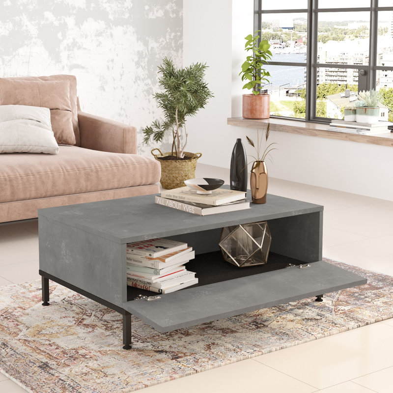 Living Room Furniture Set, Gris / noir