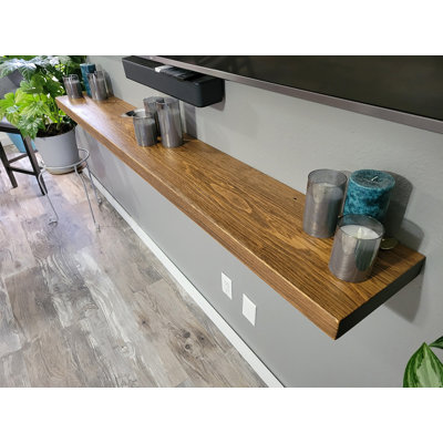 Devyn Pine Floating Shelf