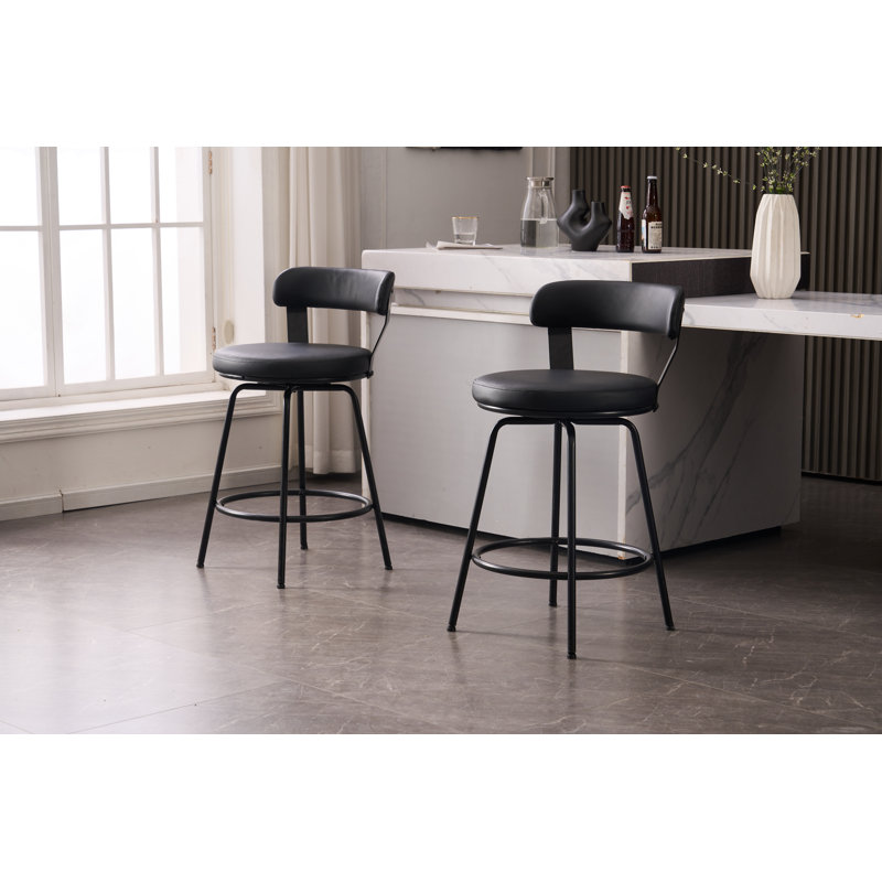 Kalista Swivel 24'' Counter Stool (Set of 2), 2