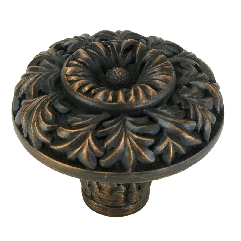 TREMONT KNOB IN PLATE, Bronze