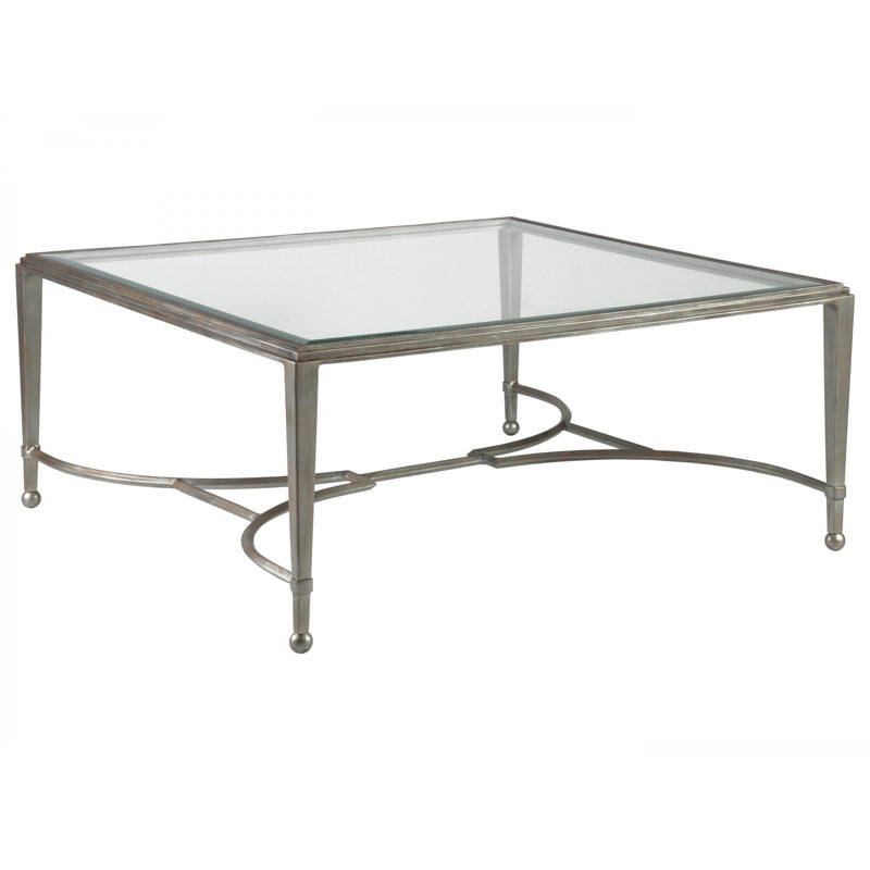 Metal Designs Sangiovese Cocktail Table, Argento, 19" H x 42" W x 42" L