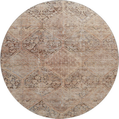 Premium Machine Washable Bucz AMF1745 Geometric Rug