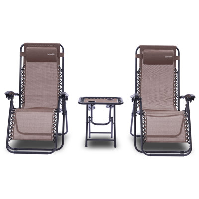 Chaise zéro gravité pliable et inclinable Katica