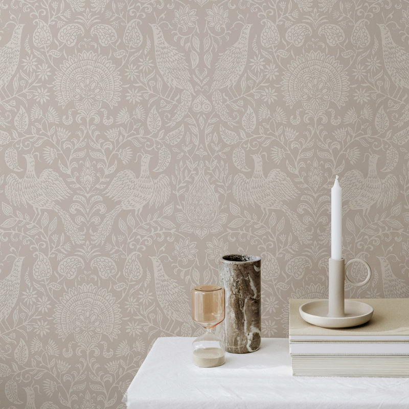 Superfresco Easy Wren Buttermilk Wallpaper, Brown
