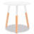 Side Table Round End Sofa Table Coffee Table Solid Pinewood-794877848
