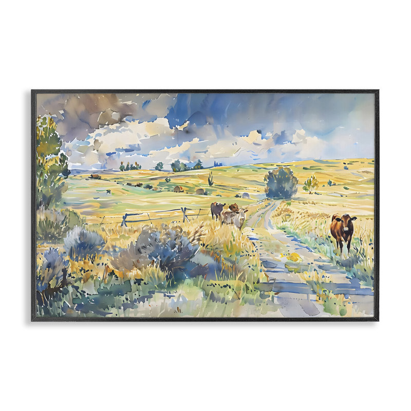 Giclée encadrée, itinérant par LSR Creative Studio, H 12 po x l 18 po, Giclée encadrée noir minuit