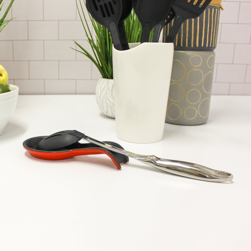 BergHOFF Neo Enamel Cast Iron 7.5" Spoon Rest, Red