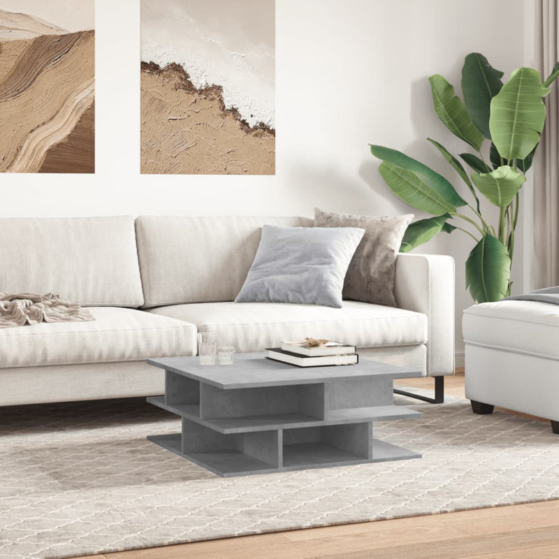 Pierina Frame Coffee Table, Concrete Grey