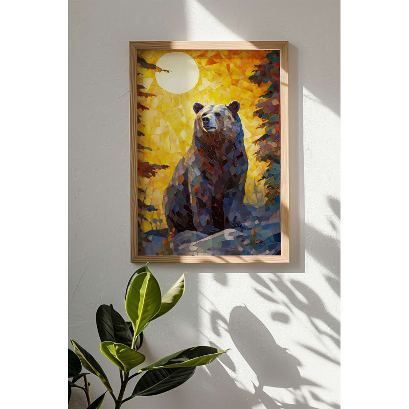 Stunning Decorative Framed MDF Painting, 12.9 x 18.9 inches | 100% Solid Wood Frame (Thickness: 0.8 inches) | Vibrant Digital Print, Perfect for Home Décor & Gallery Walls, Adds Elegance & Style to Any Room