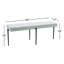 Laforge Bench-Natural Iron w/Muslin Cushion-Lg